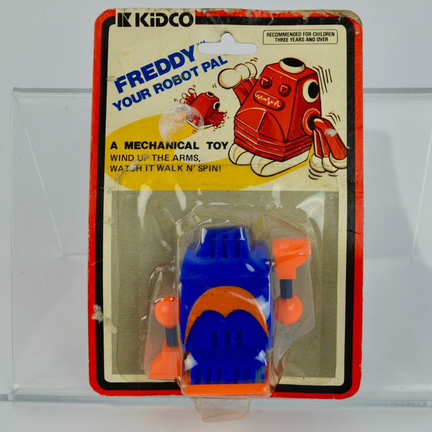 Kidco Freddy Your Robot Pal Mechanical Toy Vintage NOS New Sealed