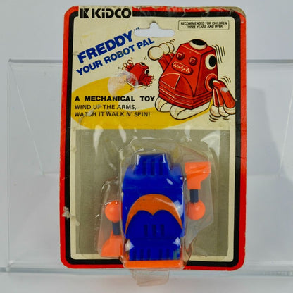 Kidco Freddy Your Robot Pal Mechanical Toy Vintage NOS New Sealed