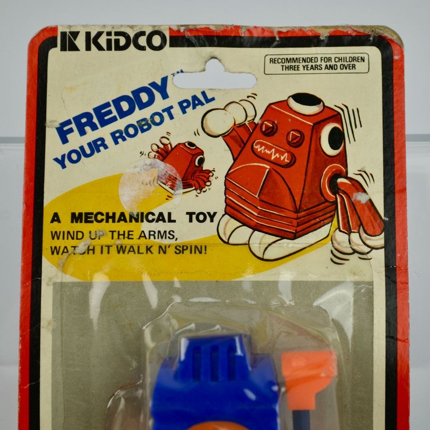 Kidco Freddy Your Robot Pal Mechanical Toy Vintage NOS New Sealed