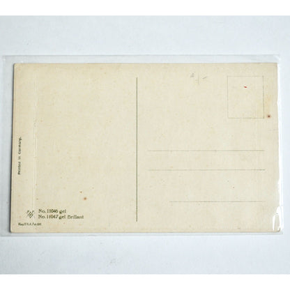 Antique Christmas Greetings Postcard UNUSED Germany