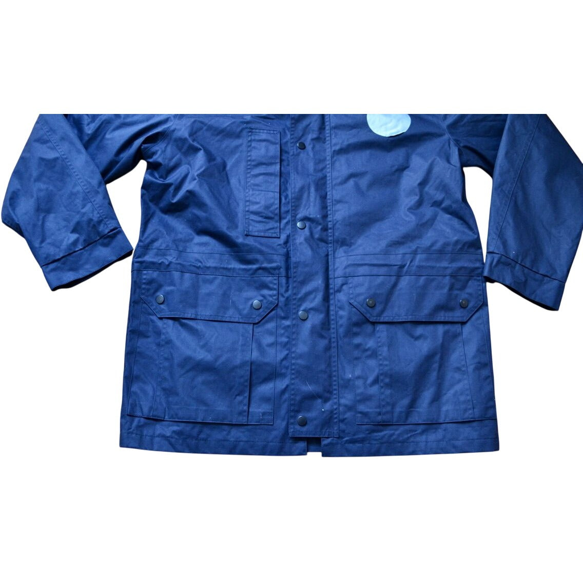 Original Dutch Military Parka High Neck Turn-Down Collar Navy Blue