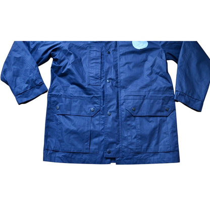 Original Dutch Military Parka High Neck Turn-Down Collar Navy Blue