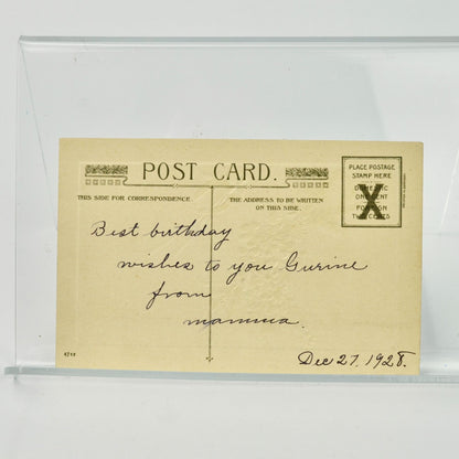 Vintage 1920s Godt Nytaar Postcard