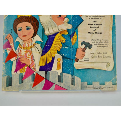 Mister Rogers Neighborhood Festival Of Many Things 1974 Activity Book Vintage