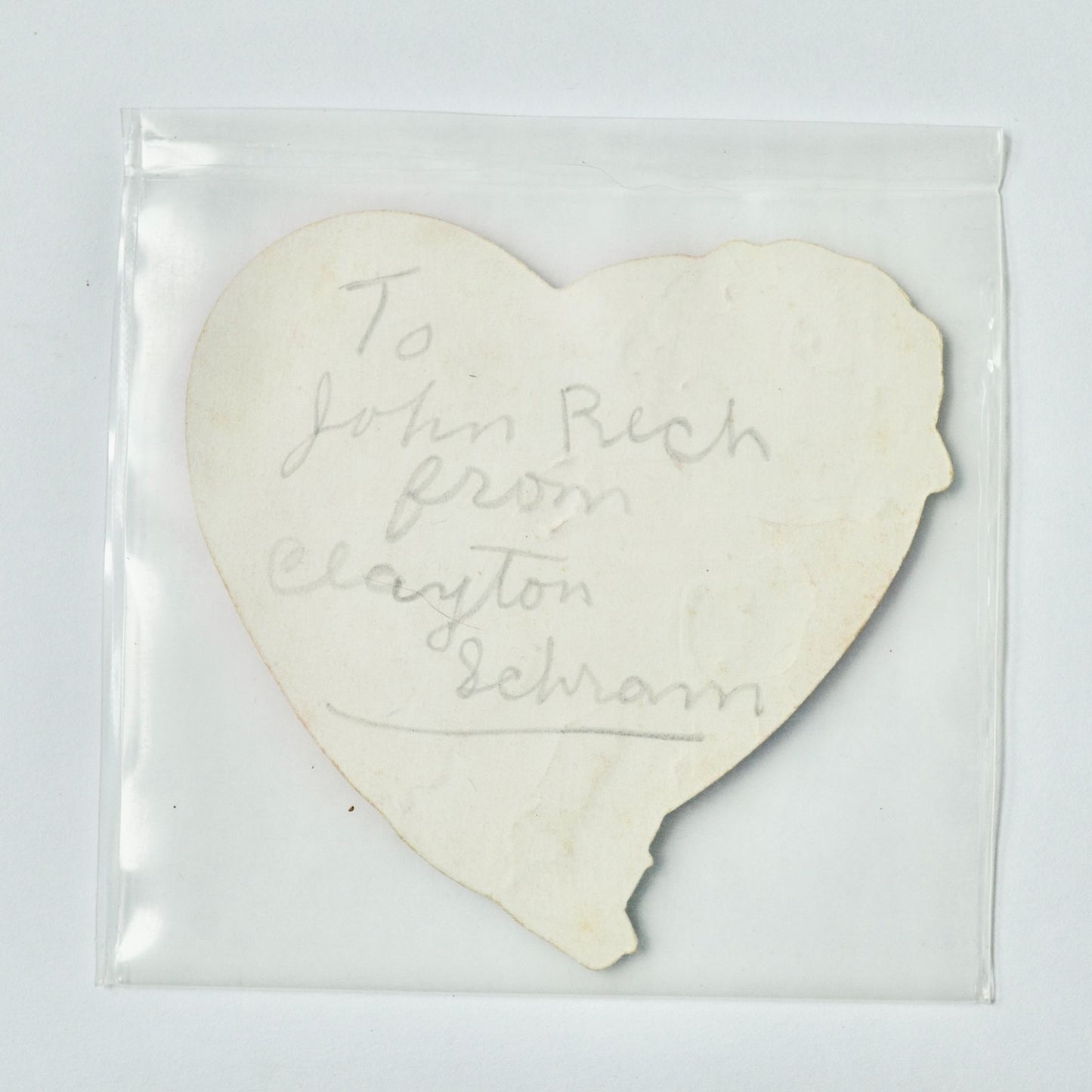 Vintage Valentine Card You Can't Skip Me Be My