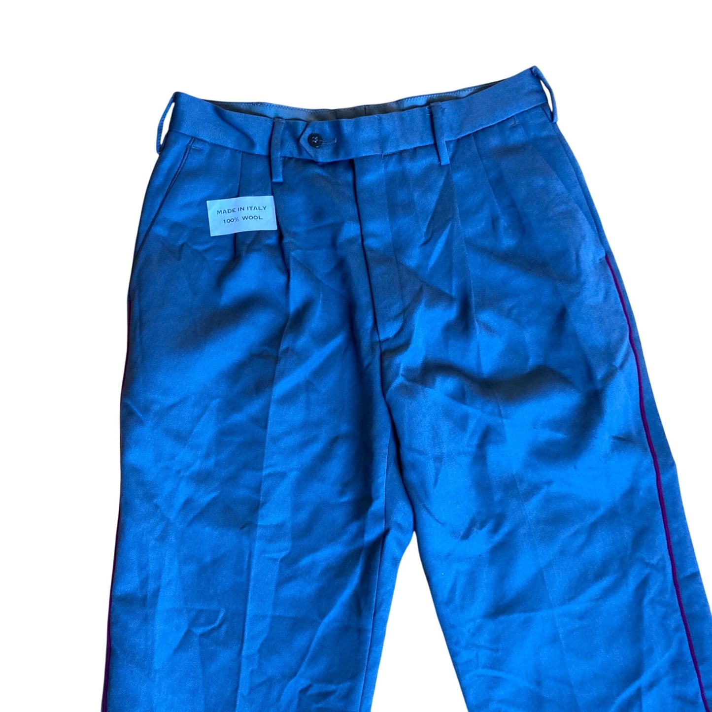 Italian Police Pants Polizia Italia Gray Wool Carabinieri Trousers Pantalone