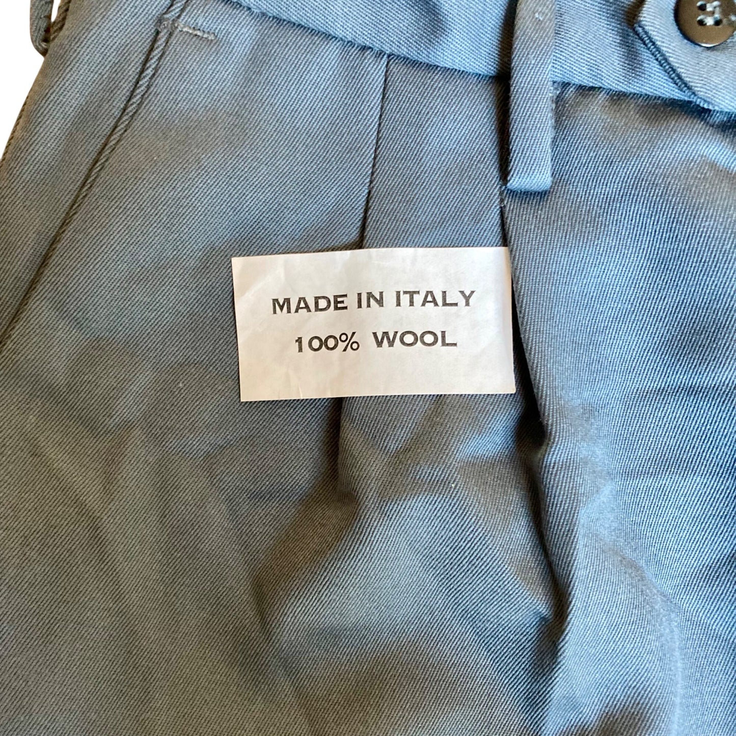 Italian Police Pants Polizia Italia Gray Wool Carabinieri Trousers Pantalone