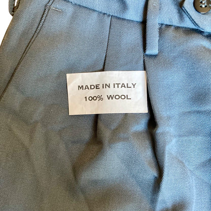 Italian Police Pants Polizia Italia Gray Wool Carabinieri Trousers Pantalone
