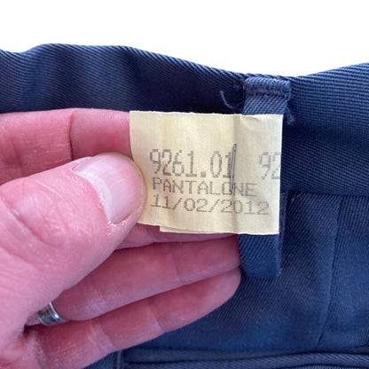 Italian Police Pants Polizia Italia Gray Wool Carabinieri Trousers Pantalone