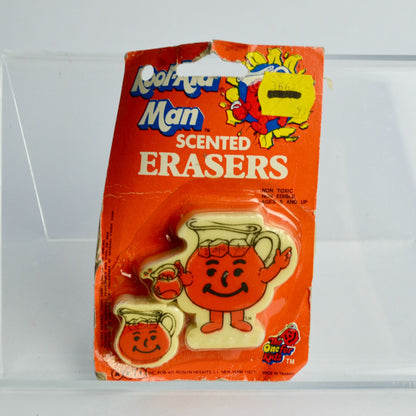 Kool-Aid Man Scented Erasers Vintage NOS New 1983