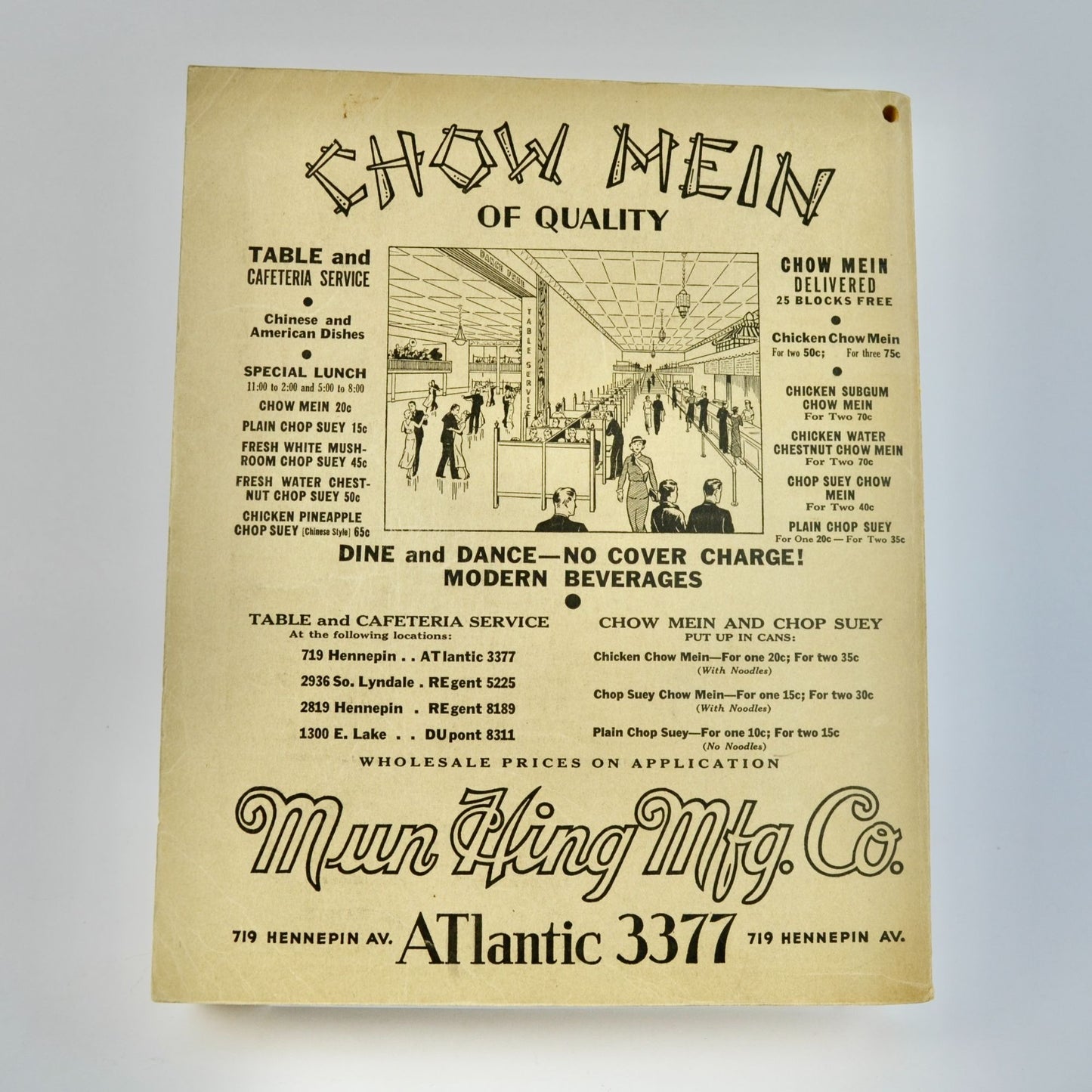 Vintage January 1935 Minneapolis MN Telephone Directory Book