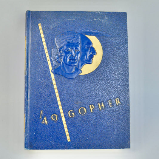 Vintage 1949 University of Minnesota Yearbook Golden Gophers MN
