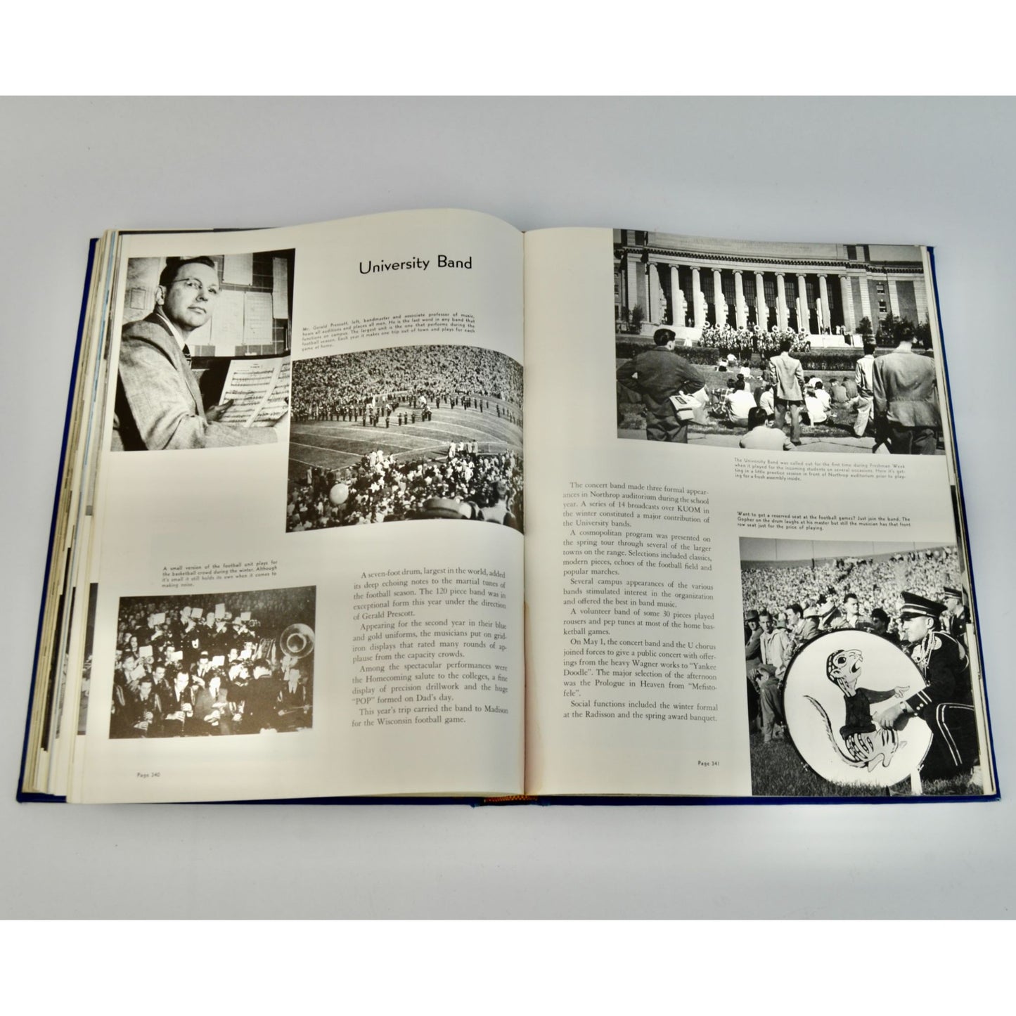 Vintage 1949 University of Minnesota Yearbook Golden Gophers MN