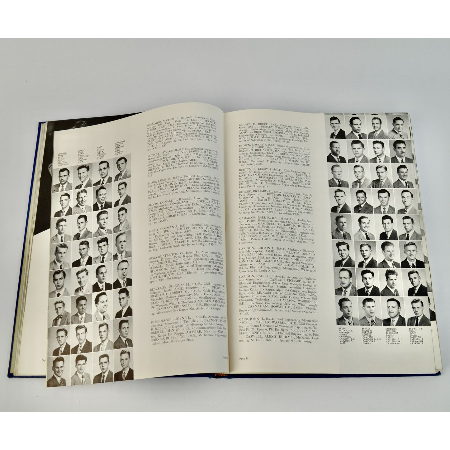 Vintage 1949 University of Minnesota Yearbook Golden Gophers MN