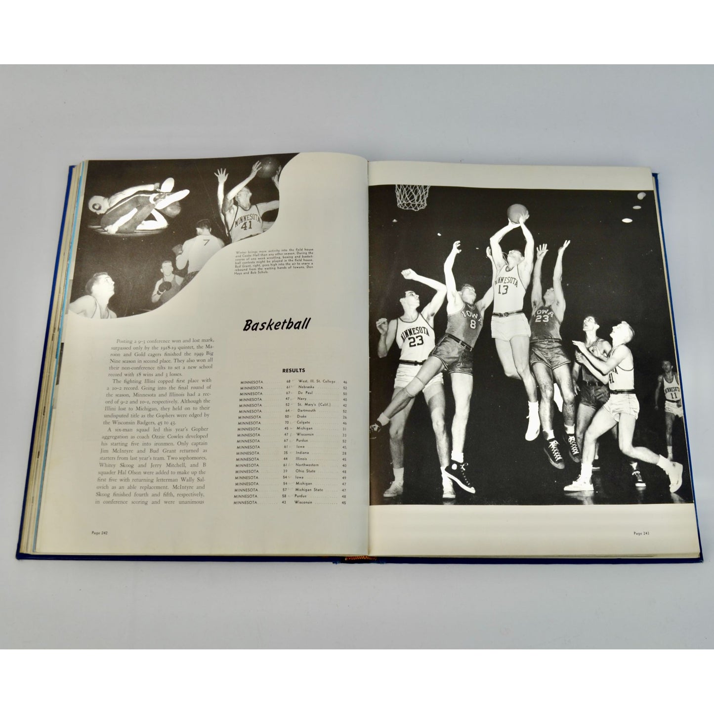 Vintage 1949 University of Minnesota Yearbook Golden Gophers MN