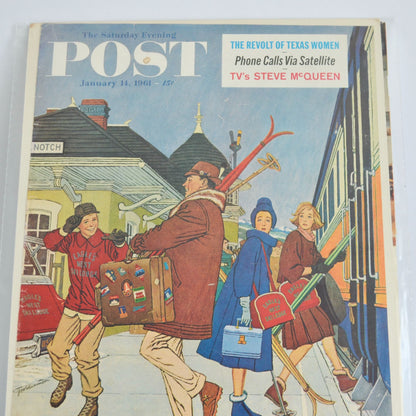 The Saturday Evening Post Magazine COVER January 14 1961