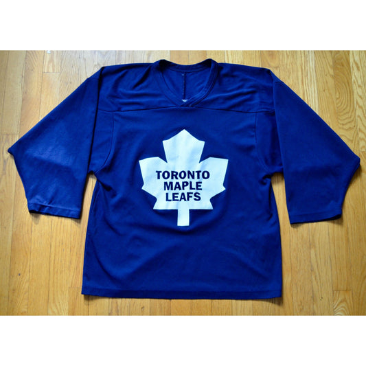 Vintage Toronto Maple Leafs Hockey Practice Jersey Size M #10 CCM