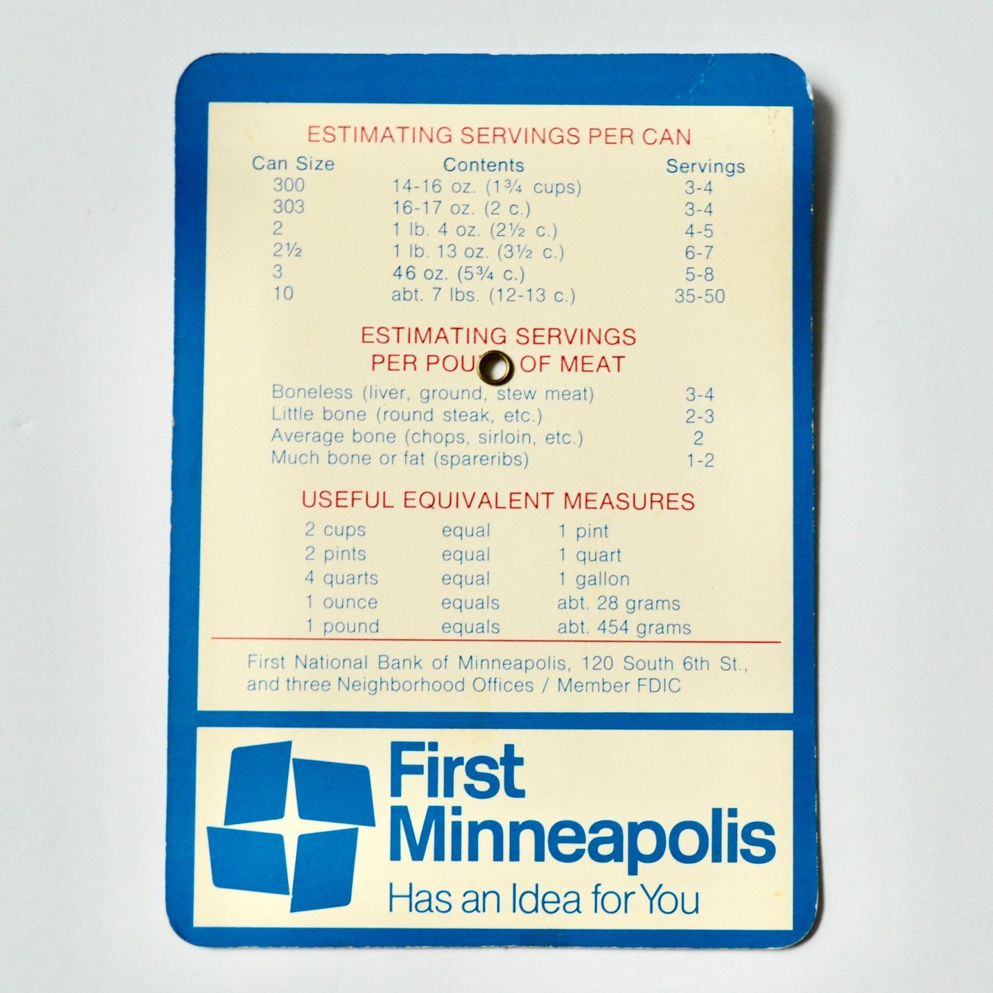 Vintage Better Deal Wheel First Minneapolis