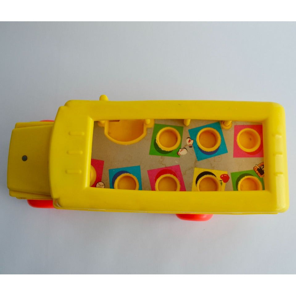 Fisher Price Little People School Bus Pull Toy NO STRING