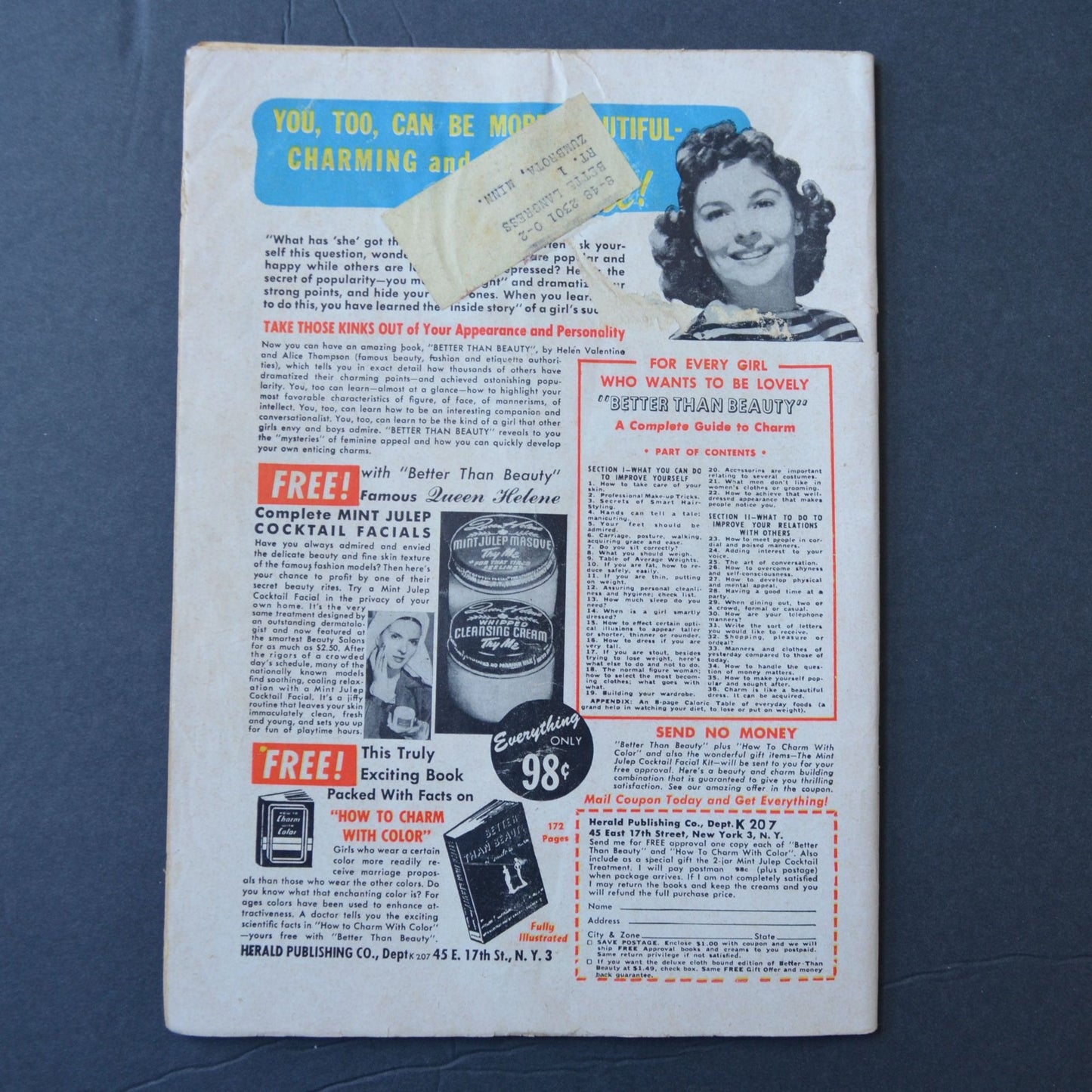 Miss America August 1944 Magazine