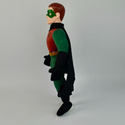 1995 Hasbro Batman Robin Plush Doll with Cape 17"