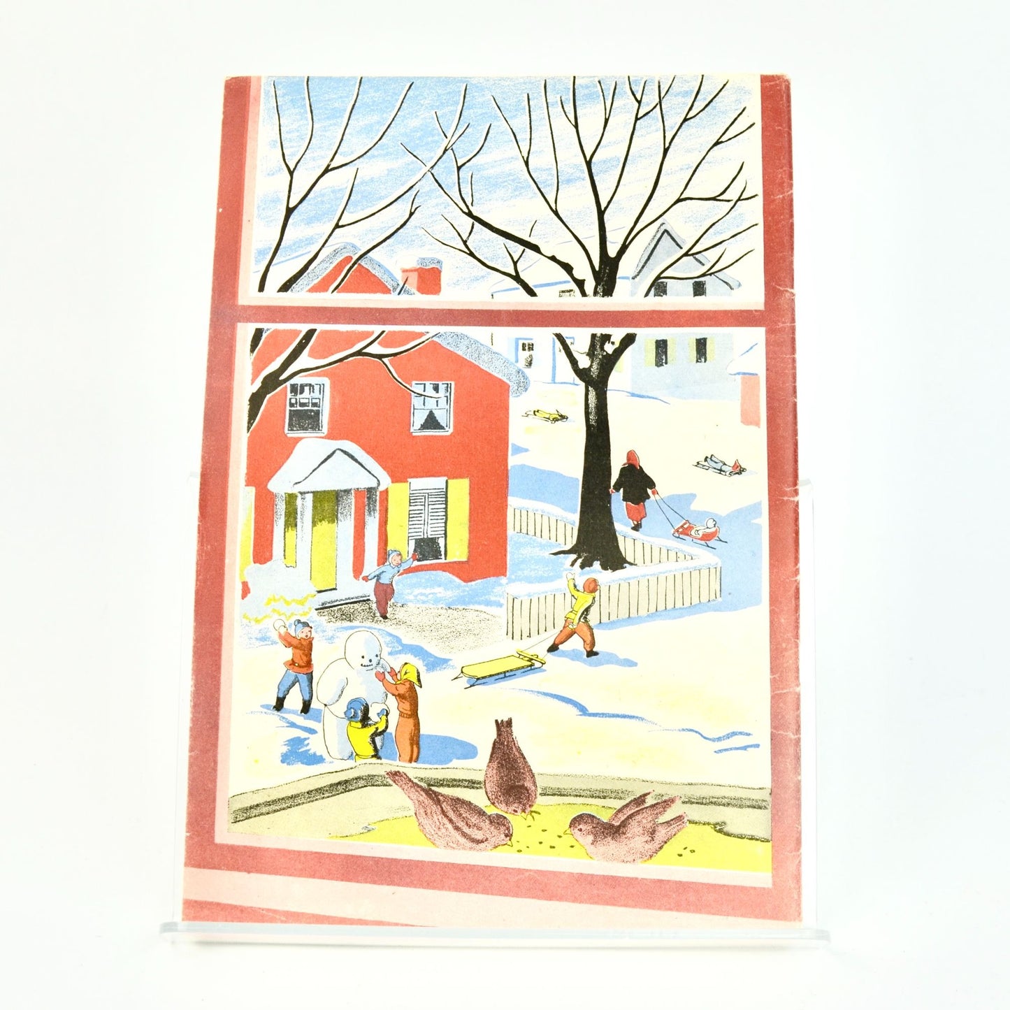 Jack and Jill Magazine January 1949 Vintage Sledding