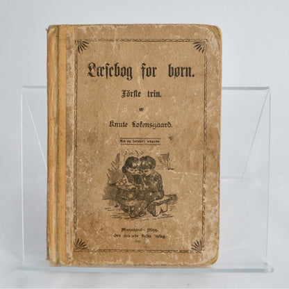 1916 Antique Norwegian Children's Reader Book