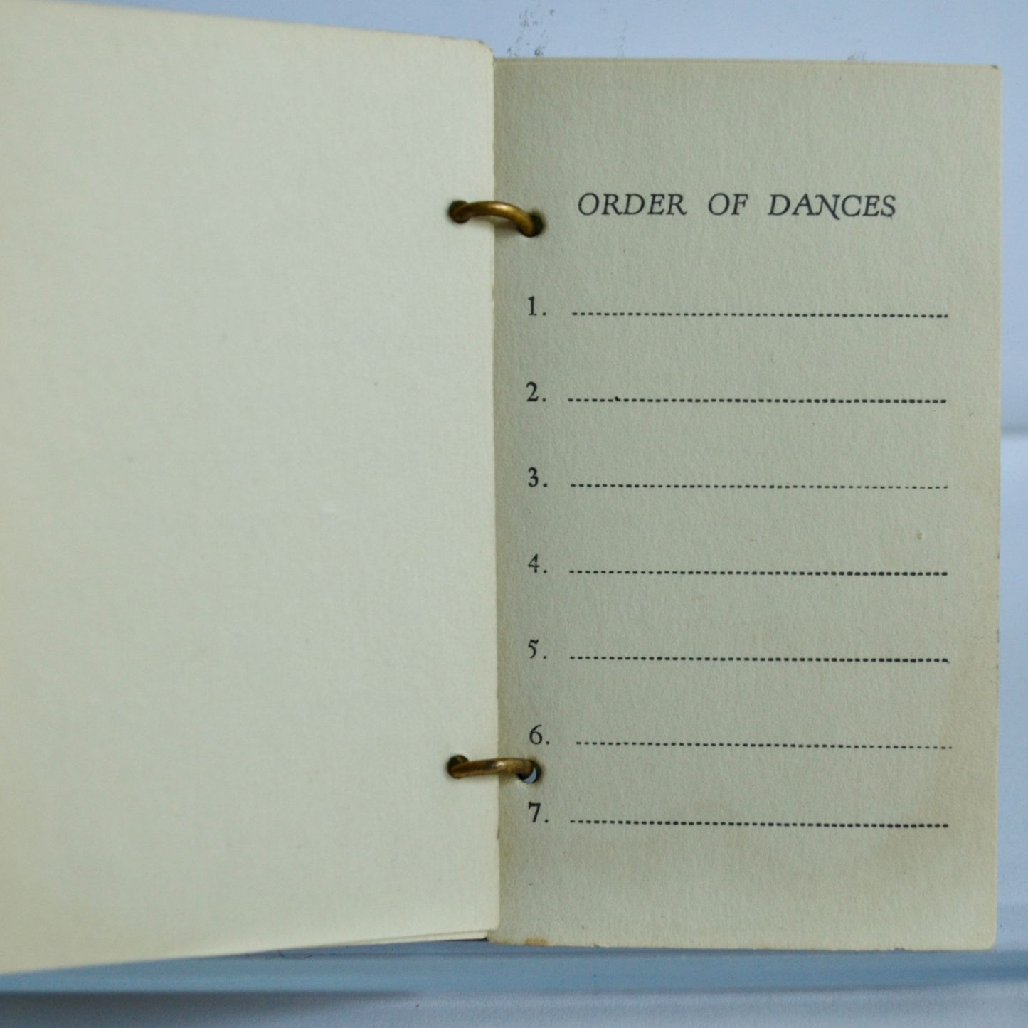 Vintage 1928 Gamma Phi Delta Dance Card Hotel Sterlingworth Lauderdale Lakes
