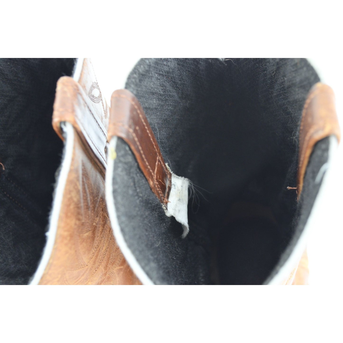 Vintage Dingo Men's Brown Leather Cowboy Boots