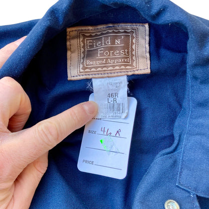 Field N' Forest Blue Mechanic Coveralls Size 46R Jumpsuit