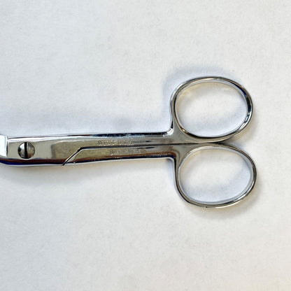 Wiss USA Vintage Bandage Scissors Chrome Plate Angled 5"