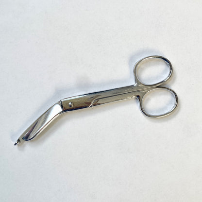 Wiss USA Vintage Bandage Scissors Chrome Plate Angled 5"