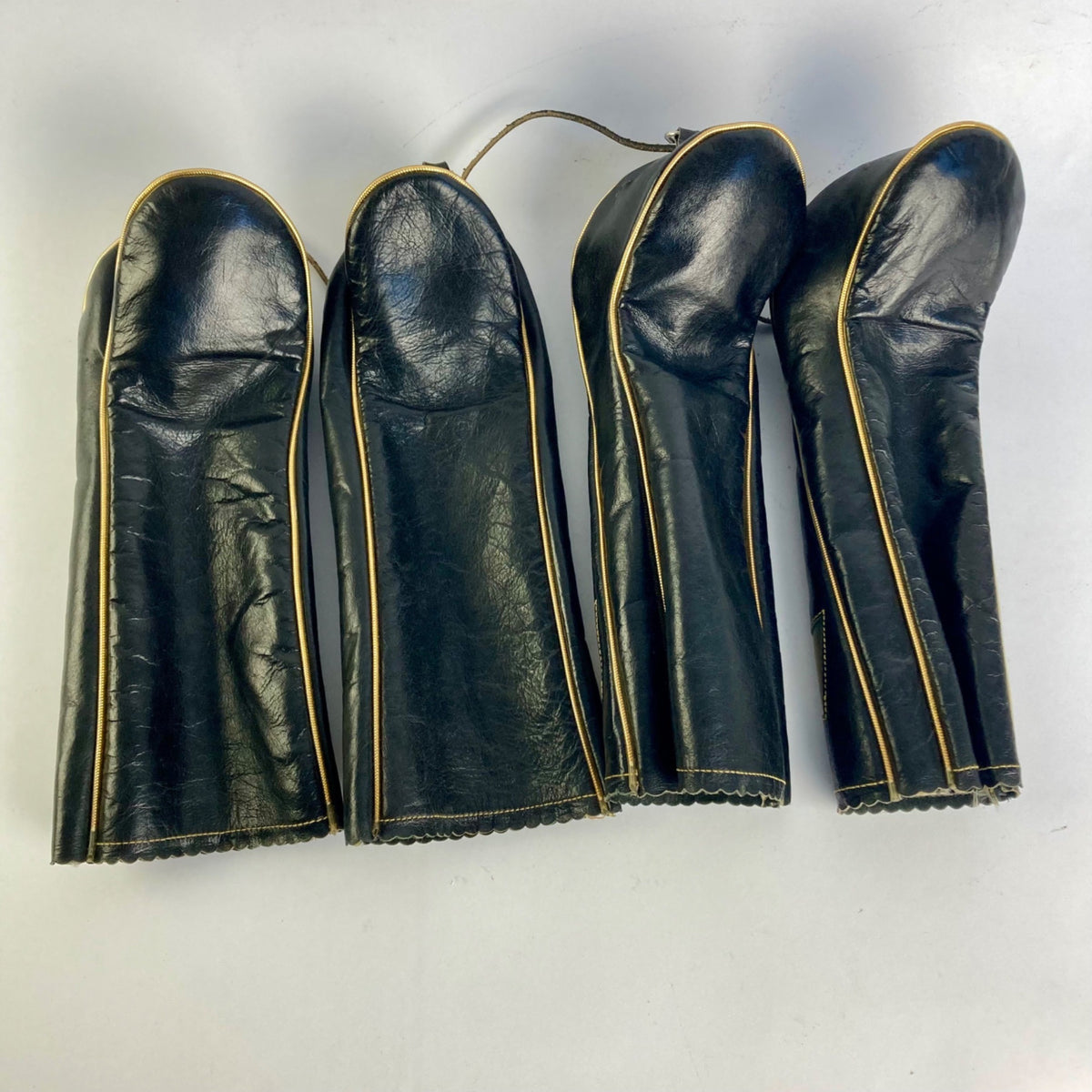 Vintage MacGregor Golf Club Head Covers Leather Kangaroo I II III IV