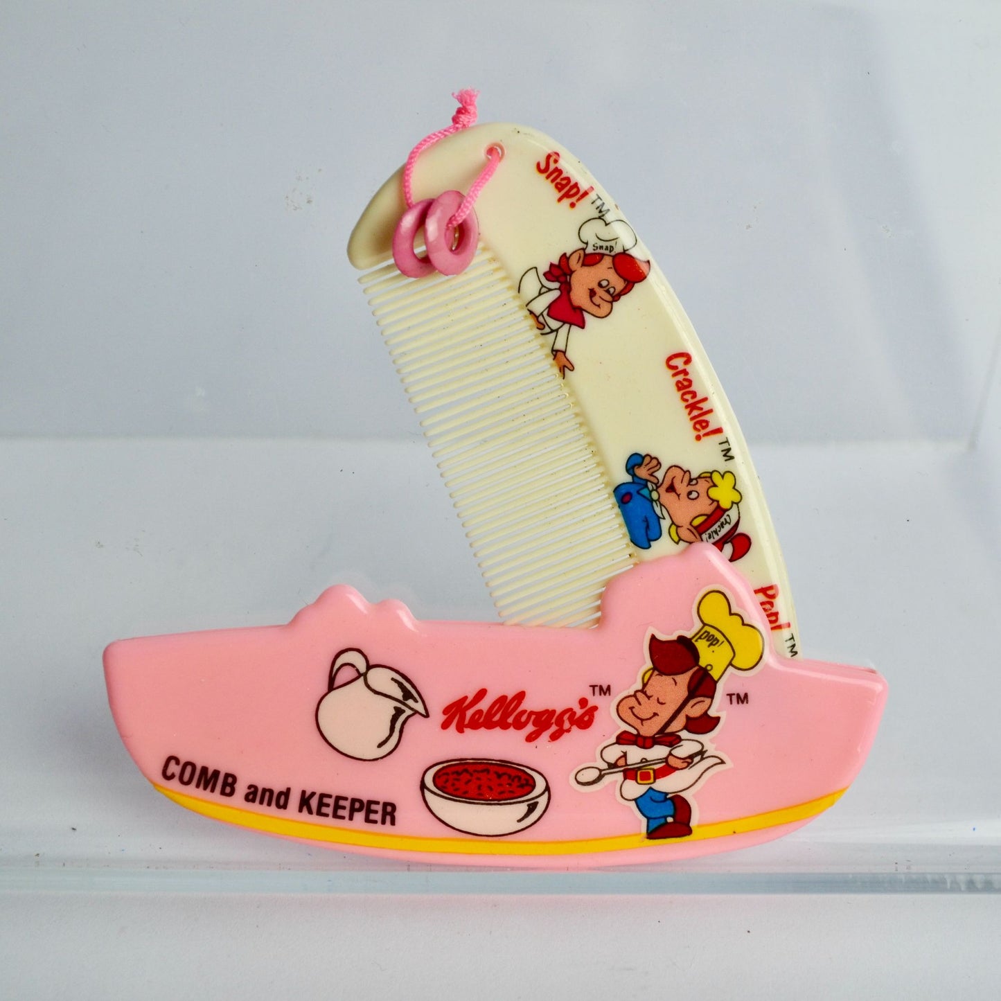 RARE Kellogg's Snap Crackle Pop Comb & Kepper Set Vintage