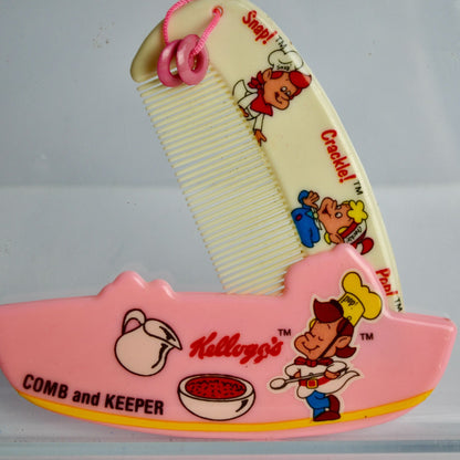 RARE Kellogg's Snap Crackle Pop Comb & Kepper Set Vintage