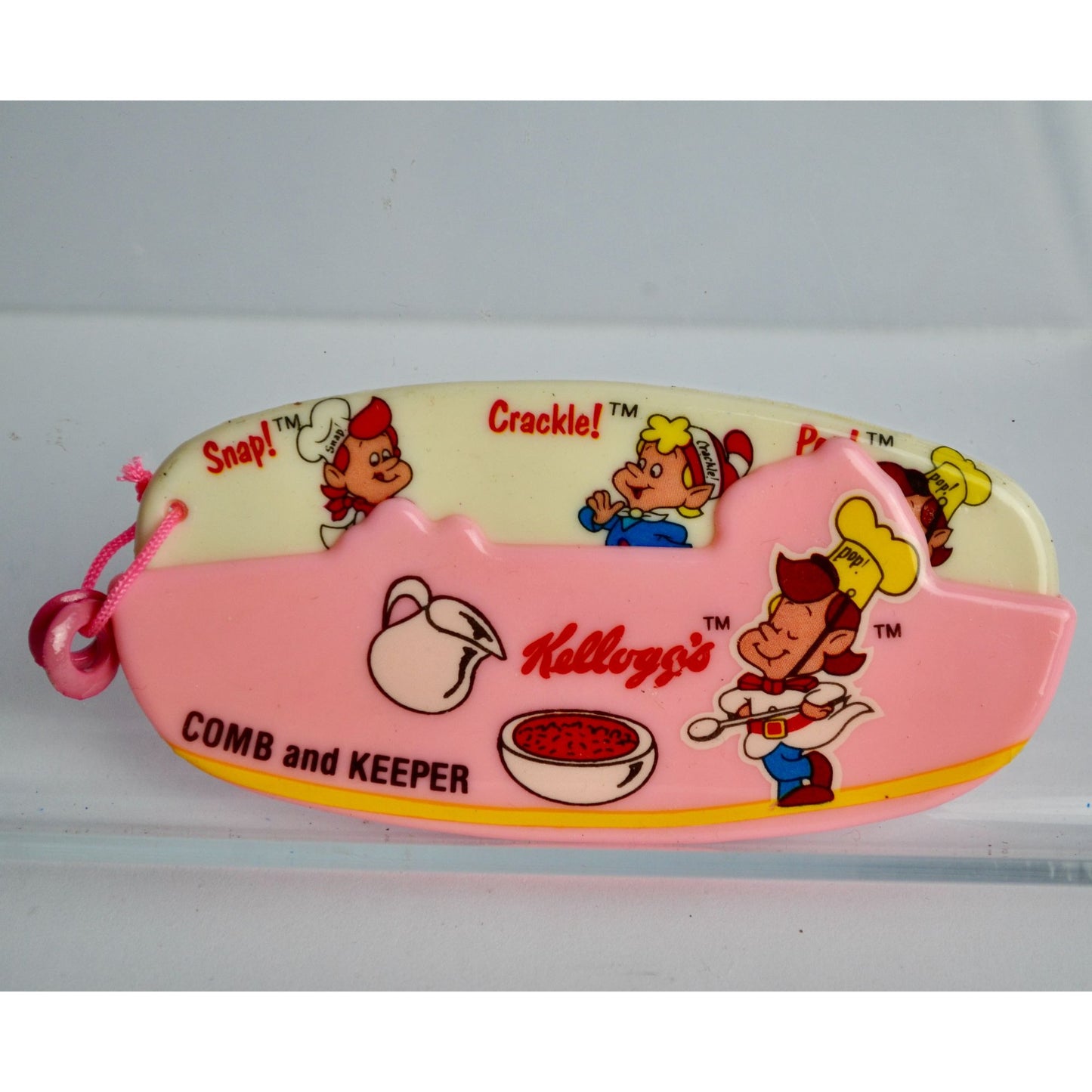 RARE Kellogg's Snap Crackle Pop Comb & Kepper Set Vintage