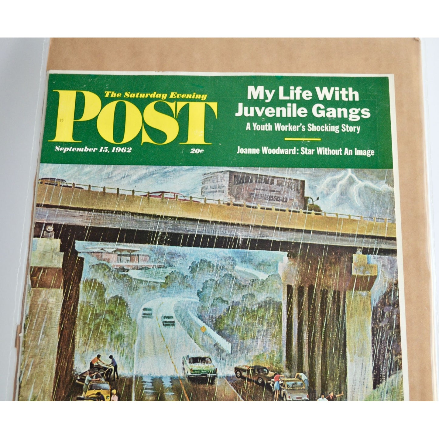 The Saturday Evening Post Magazine COVER September SEPT 15 1962
