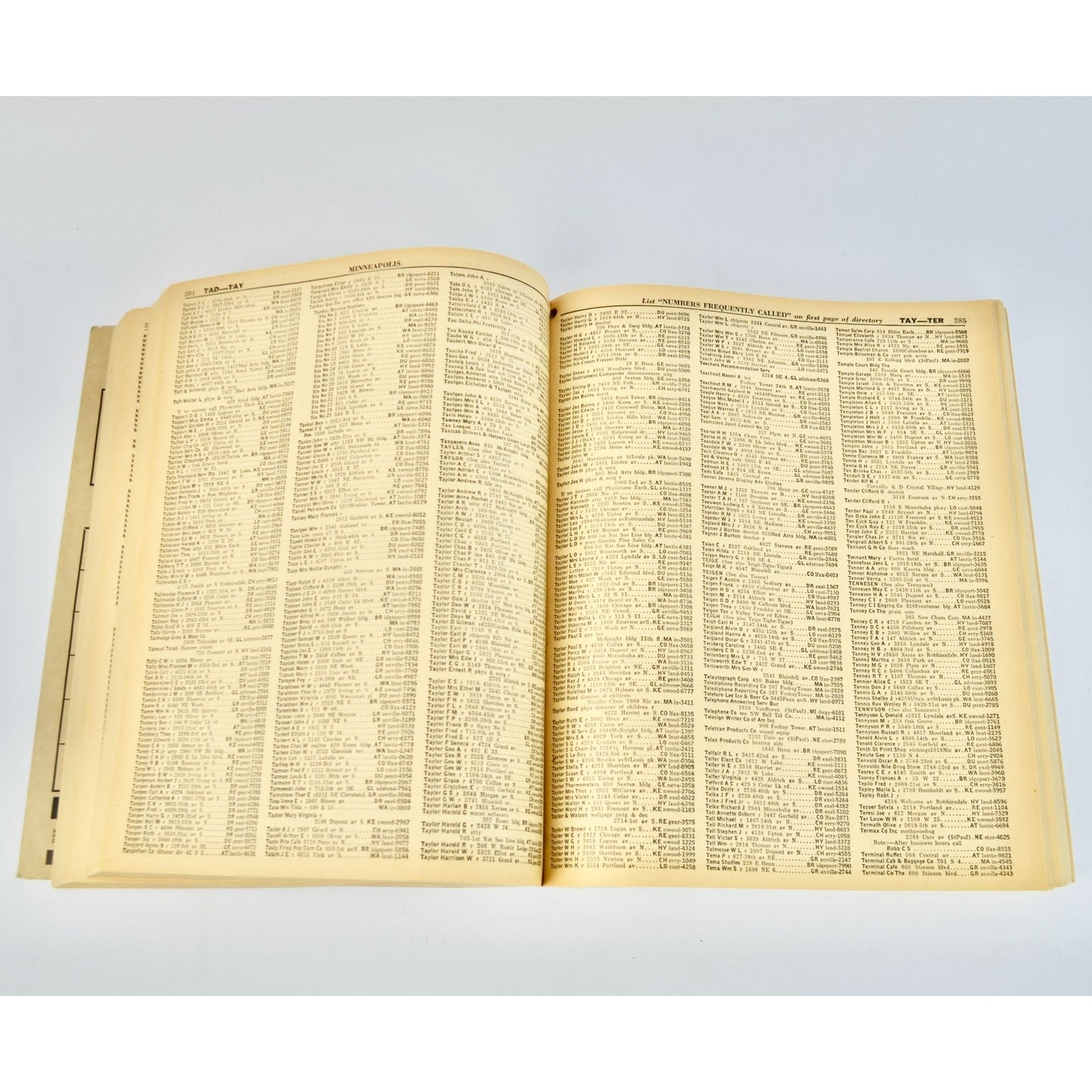 Vintage Spring 1939 Minneapolis MN Telephone Directory Book