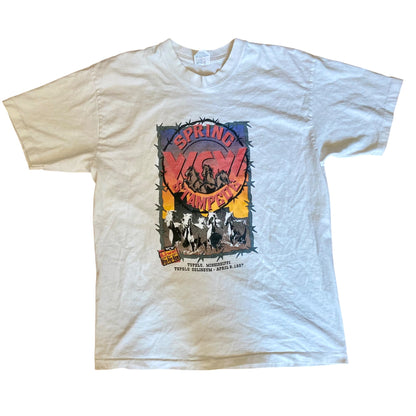 Vintage 1997 WCW Spring Stampede T-Shirt Size XL Tupelo, Mississippi Wrestling