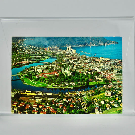 Vintage Trondheim Norway Cathedral Postcard