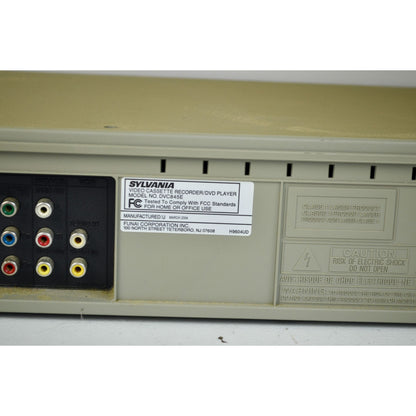 Sylvania DVC845E Combo DVD VHS Player For Parts Untested