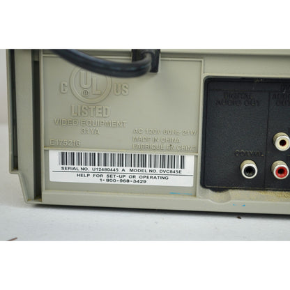 Sylvania DVC845E Combo DVD VHS Player For Parts Untested