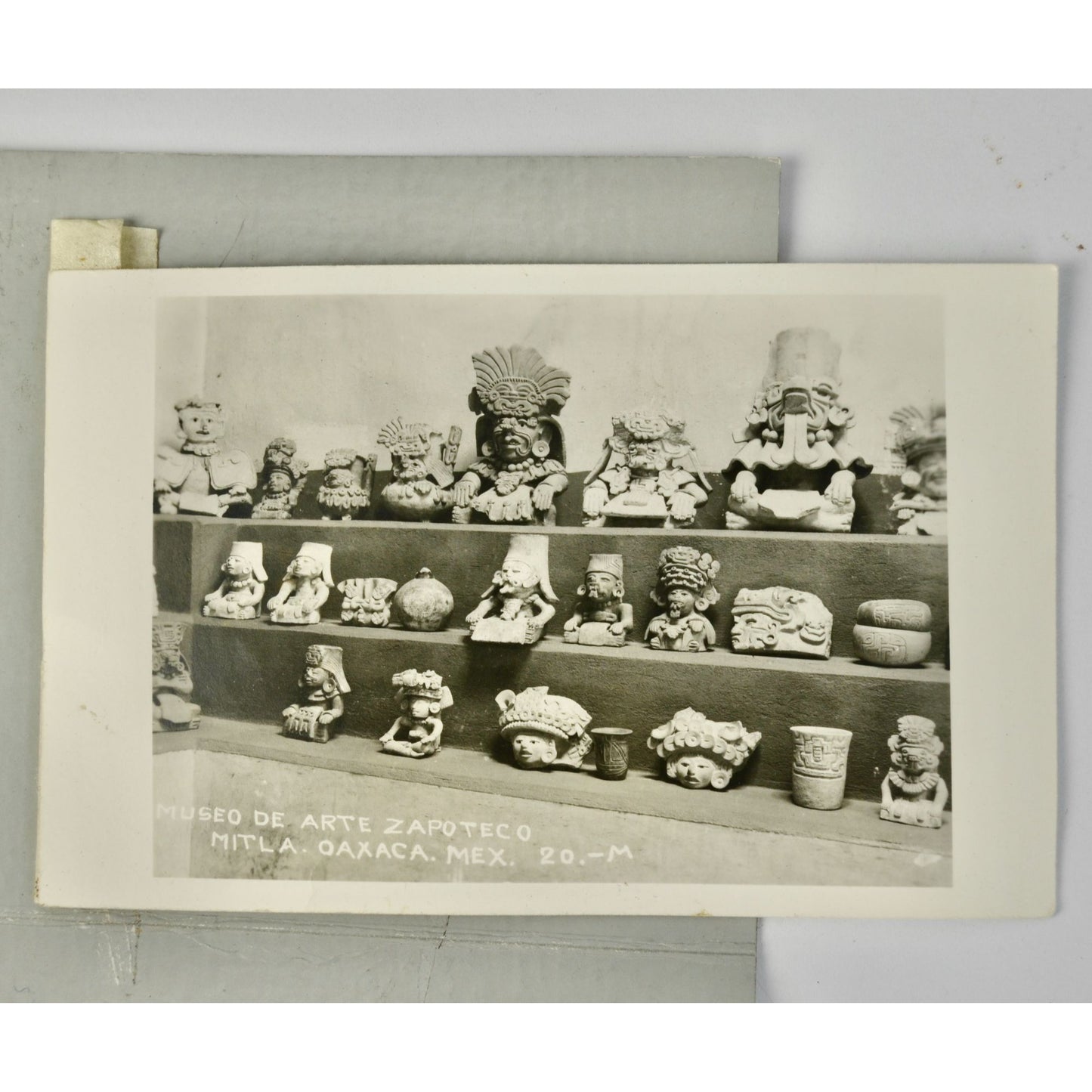 Museum Copies Terra Cotta Pre-Historic Zapotec Indians Oaxaca Mexico 1960s Vintage