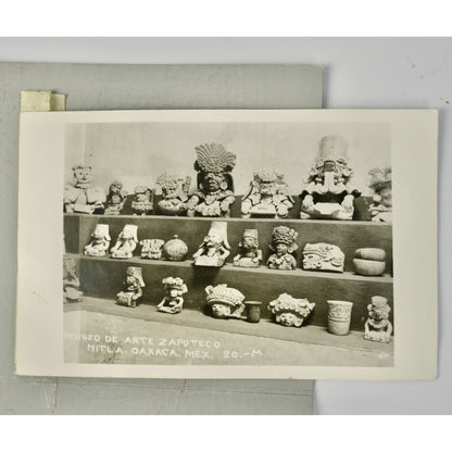 Museum Copies Terra Cotta Pre-Historic Zapotec Indians Oaxaca Mexico 1960s Vintage