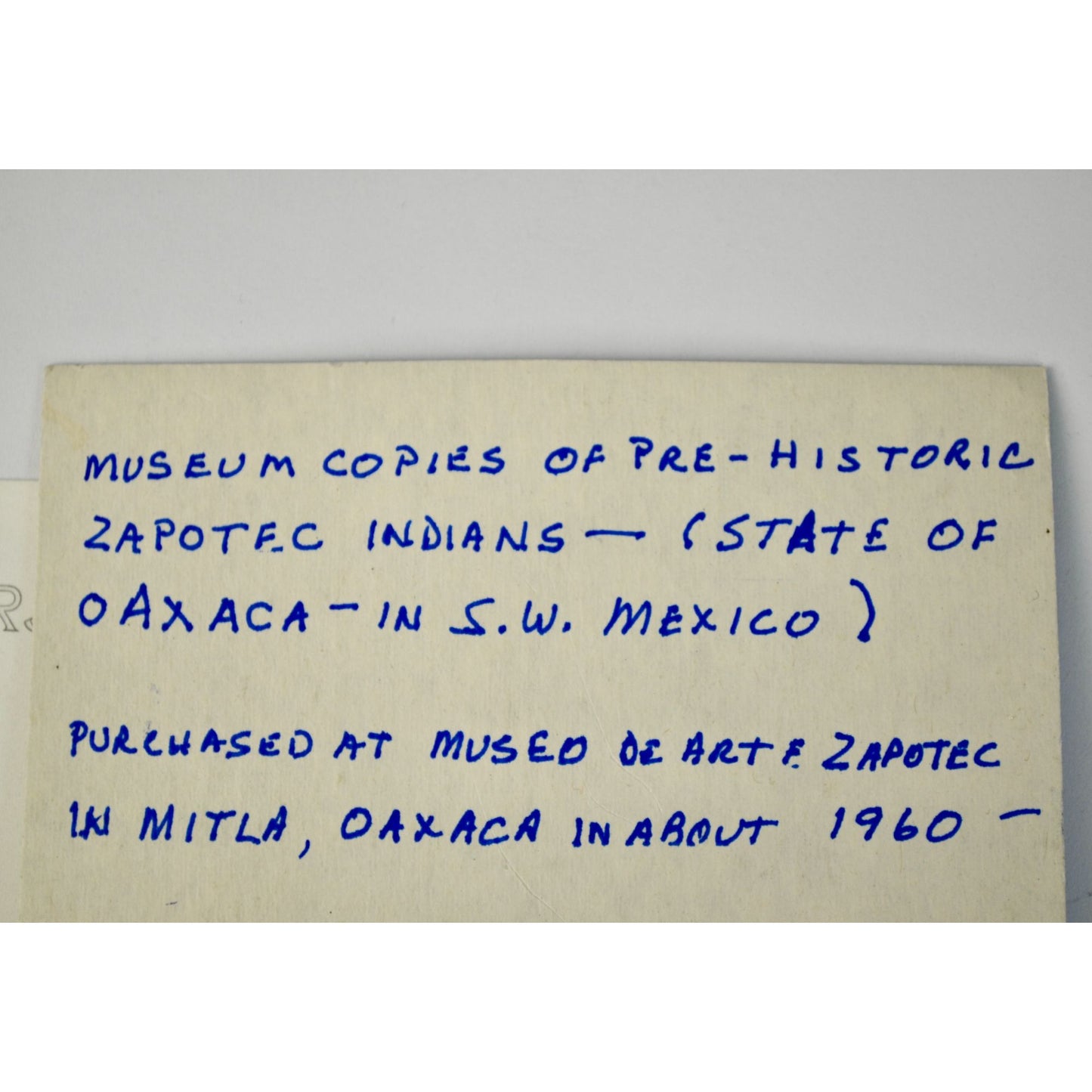 Museum Copies Terra Cotta Pre-Historic Zapotec Indians Oaxaca Mexico 1960s Vintage