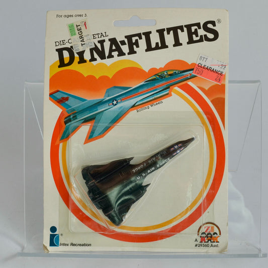 Dyna-Flites Die-Cast Metal Air Force Airplane Toy Vintage NOS