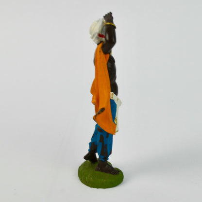 Hand-Painted Depose Italy Figurine With Scarf & Bow Nativity Decorative Figurine
