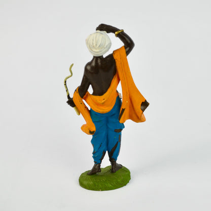 Hand-Painted Depose Italy Figurine With Scarf & Bow Nativity Decorative Figurine