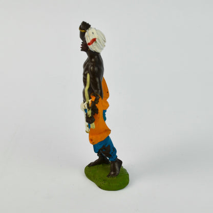 Hand-Painted Depose Italy Figurine With Scarf & Bow Nativity Decorative Figurine