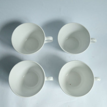 Corelle Snowflake Blue Garland Set of 4 Coffee Mugs Cups
